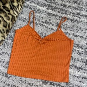 little cami strap tank top **cropped**